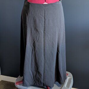 Black ankle length skirt, size 14